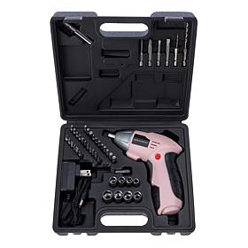 "As Is" Improvements Cordless Drill with 44-piece Accessory Set & S...