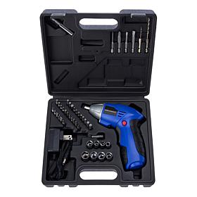 "As Is" Improvements Cordless Drill with 44-piece Accessory Set & S...