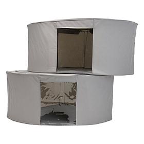"As Is" Improvements Set of 2 Large Corner Storage Boxes