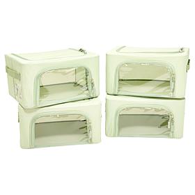 "As Is" Improvements Set of 4 Mini Collapsible Storage Bins