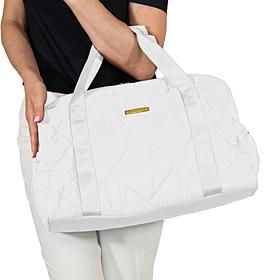 "As Is" Joy Collection Quilted Duffle & Belt Bag Set w/Antimicrobia...