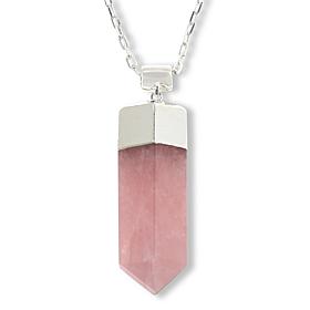 "As Is" KALIFANO Gemstone Crystal Amulet Pendant with Chain