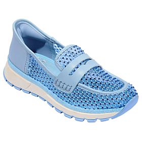 "As Is" Kenneth Cole Reaction Kaia EZ On Jeweled Mesh Loafer