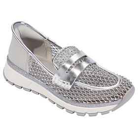 "As Is" Kenneth Cole Reaction Kaia EZ On Jeweled Mesh Loafer