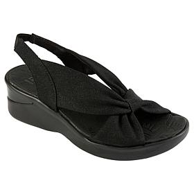 "As Is" LifeStride with Bzees Technology Washable Wedge Sandals - S...