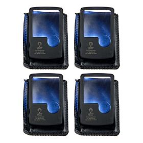 "As Is" Living Glow Mini Pocket Magnifier - Set of 4