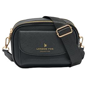 "As Is" London Fog Jessie Saffiano Front-Flap Camera Bag
