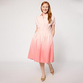 "As Is" Mark & James by Badgley Mischka Bat Wing Shirt Dress