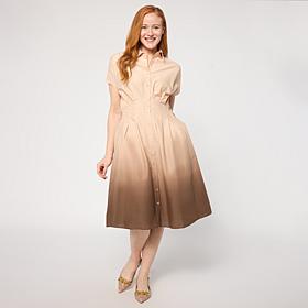 "As Is" Mark & James by Badgley Mischka Bat Wing Shirt Dress