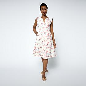 "As Is" Mark & James by Badgley Mischka Fit And Flare Sleeveless Dress