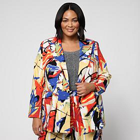 "As Is" Megan Renee Cotton Twill Blazer