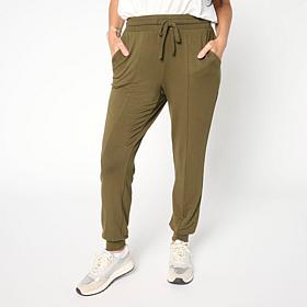 "As Is" Nina Leonard Drawstring Jogger Pant