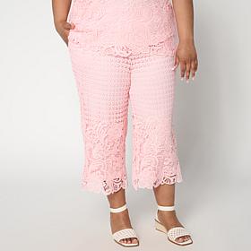 "As Is" Nina Leonard Elastic Waist Pull-On Cropped Pant