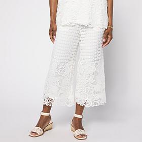 "As Is" Nina Leonard Elastic Waist Pull-On Cropped Pant
