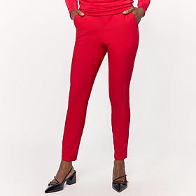"As Is" Nina Leonard Millennium Knit Narrow Leg Pull-On Pant
