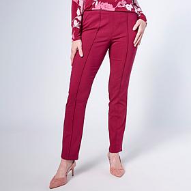 "As Is" Nina Leonard Millennium Narrow Leg Ankle Pant