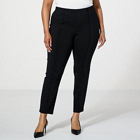 "As Is" Nina Leonard Millennium Tummy-Smoothing Ankle Pant