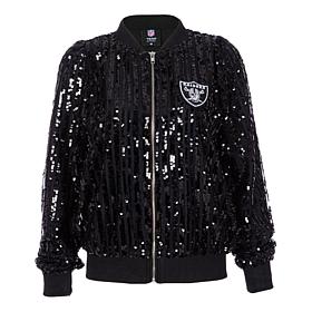 "As Is" Officially Licensed NFL Women's Sequin Jacket by Cuce - Rai...