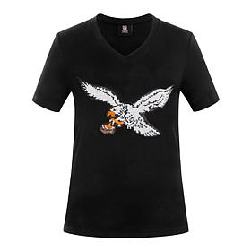 "As Is" Officially Licensed NFL Women's Sequin Logo Tee from Fabgat...
