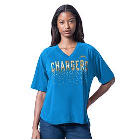 As Is Officially Licensed NFL Women's Sequin Top by Glll - Vikings