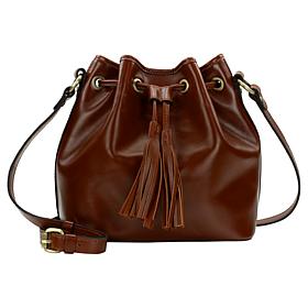 "As Is" Patricia Nash Belonna Drawstring Bucket