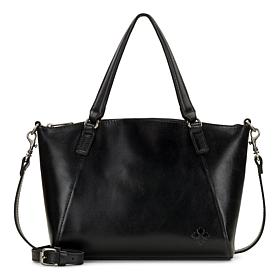 "As Is" Patricia Nash Florine Tote w/Top Handles & Detachable Cross...