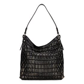 "As Is" Patricia Nash Lyana Leather Slouchy Shoulder Bag