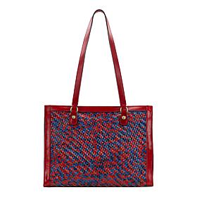 "As Is" Patricia Nash Merena Woven Satchel