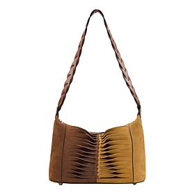 "As Is" Patricia Nash Milo Twisted Braid Leather Shoulder Bag