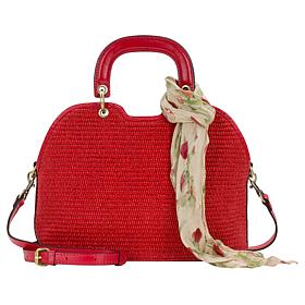 "As Is" Patricia Nash Ophelie Satchel with Scarf