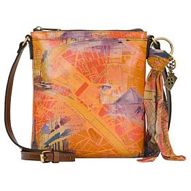 "As Is" Patricia Nash Renee Crossbody with Mini Scarf