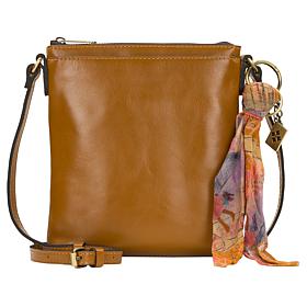"As Is" Patricia Nash Renee Crossbody with Mini Scarf