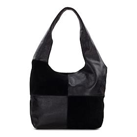 "As Is" Patricia Nash Toni Suede and Leather Small Tote