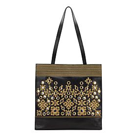 "As Is" Patricia Nash Toscano Greek Embroidery Tote