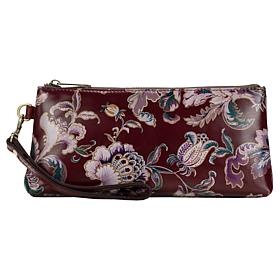 "As Is" Patricia Nash Vetralla Leather Wristlet with RFID Protection