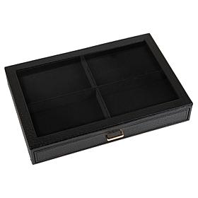 "As Is" Prestige™ Croco-Embossed Single Drawer Jewelry Box - 4-Comp...
