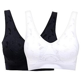 "As Is" Rhonda Shear 2-pack Bra 