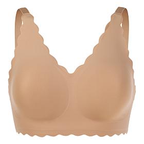 "As Is" Rhonda Shear Invisible Edge Sculpt Bra with Back Closure