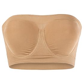 "As Is" Rhonda Shear Seamless Bandeau Underwire Ahh Bra