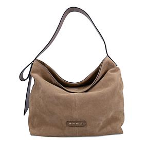 "As Is" Ron White Dalo Suede Hobo Handbag