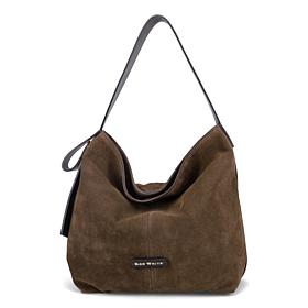 "As Is" Ron White Dalo Suede Hobo Handbag