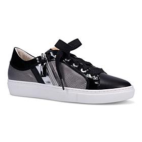"As Is" Ron White Ophelia Leather Footbed Sneaker