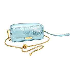 "As Is" Sharif Legacy 100% Leather Caviar Snake Pouchetta