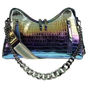 "As Is" Sharif Legacy Milano Leather Satchel with Two Shoulder Straps