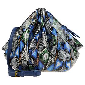 "As Is" Sharif Legacy Museum Leather Dumpling-Shape Crossbody Bag