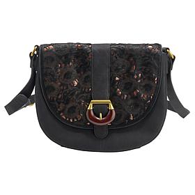 "As Is" Sharif Legacy Nubuck Saddle Bag