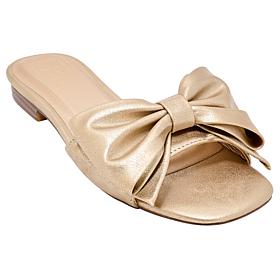 "As Is" SHUSHOP® Bree Oversized Bow Comfortable Flat