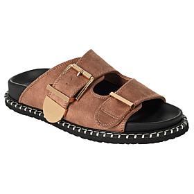 "As Is" SHUSHOP CHARLOTTE 2-Band Slide Sandal