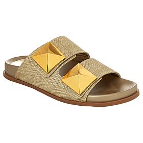 "As Is" ShuShop Shoes Bernarda Footbed Ornamented