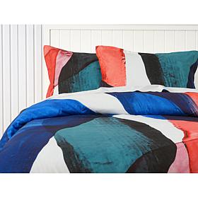 "As Is" South Street Loft Color Block 3-piece Comforter Set 